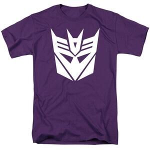 Transformers Decepticon Adult 181 T Shirt Purple